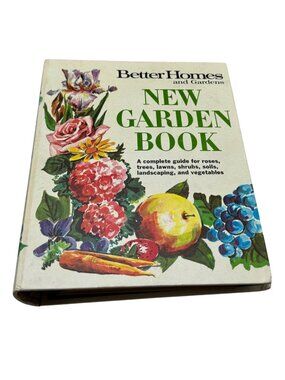 Better Homes & Gardens New Garden Book Roses Trees Lawns Shrubs Hardcover READ
